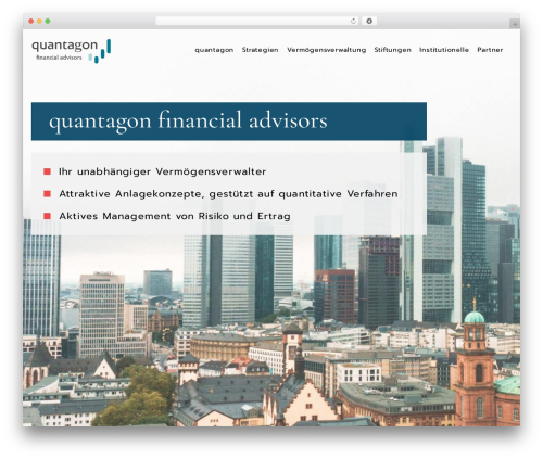 Quantagon WP theme - quantagon.de
