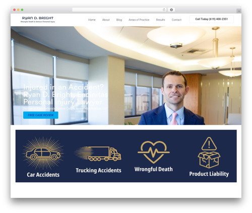 Webify WordPress theme - ryandbright.com