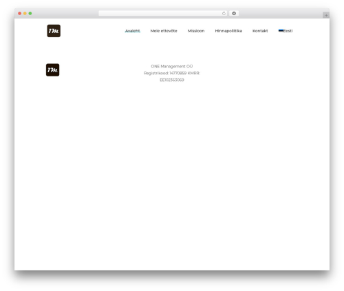 Anders theme WordPress - onemanagement.eu