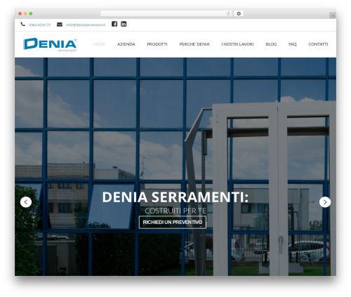 Big Element WordPress theme - deniaserramenti.it