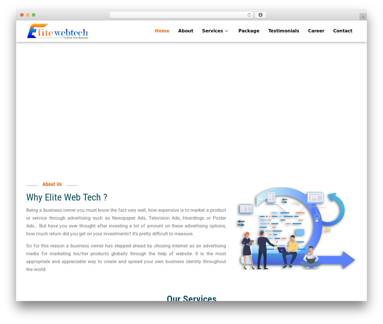 eCommerce Plus WordPress theme - elitewebtech.com