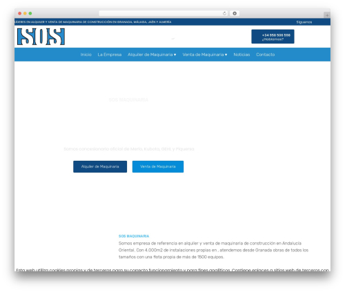 Hello Elementor WordPress theme - sosmaquinaria.com