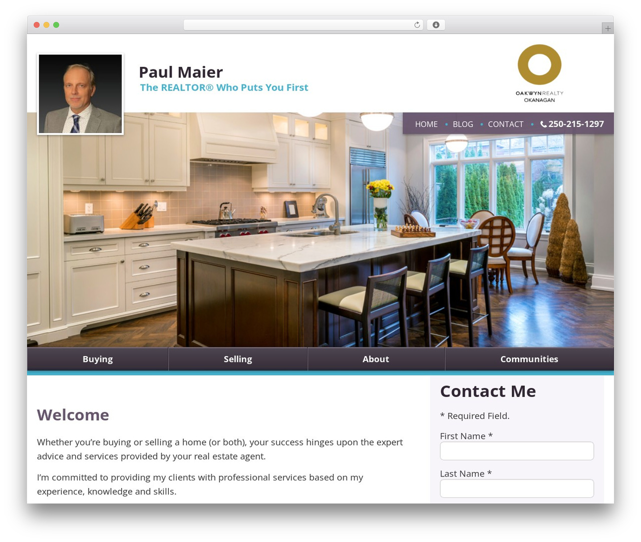 IXACT Framework top WordPress theme - bestokanaganrealestate.com
