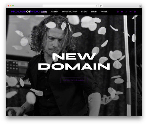 Micdrop theme WordPress - houseof.house