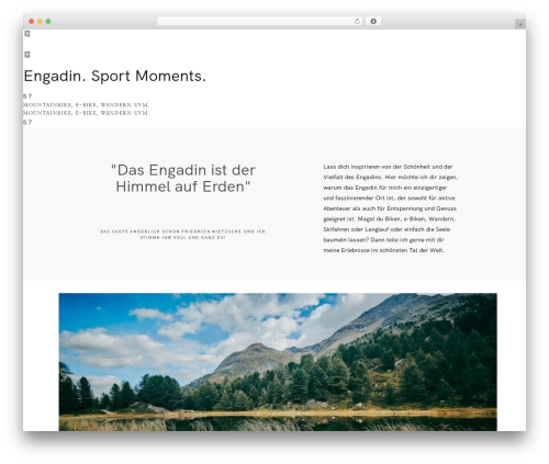 Flo gutenberg blocks WordPress plugin - engadinmoments.ch