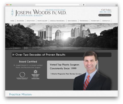 Template WordPress theme - drjosephwoods.com