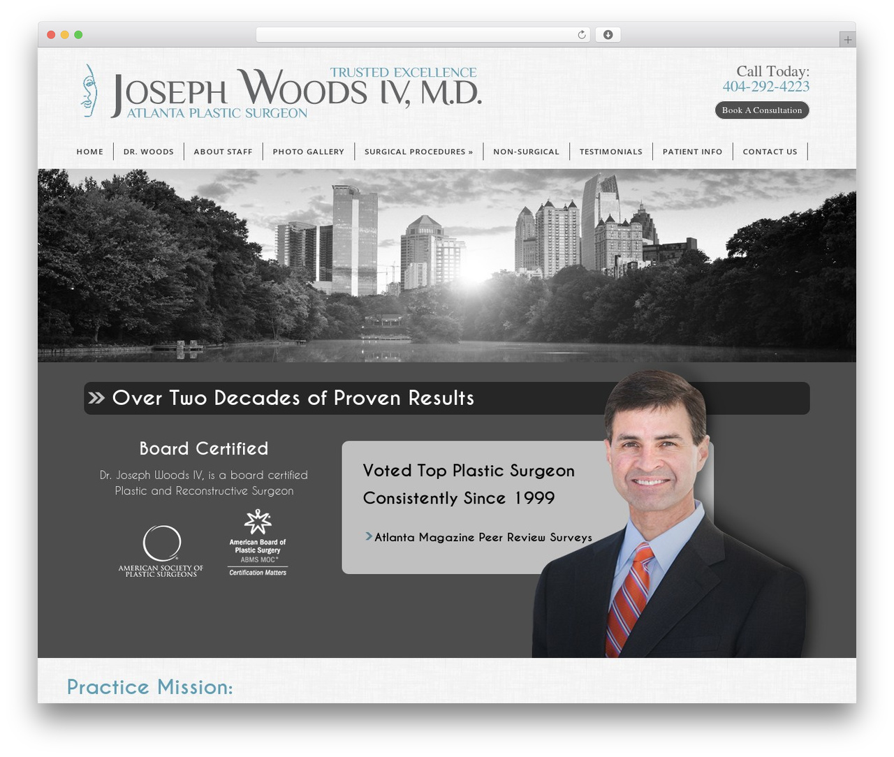 Template WordPress theme - drjosephwoods.com