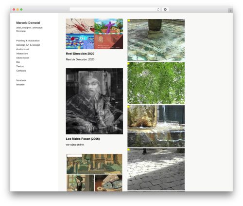 Theme WordPress Touchfolio - dematei.piaggiodematei.com