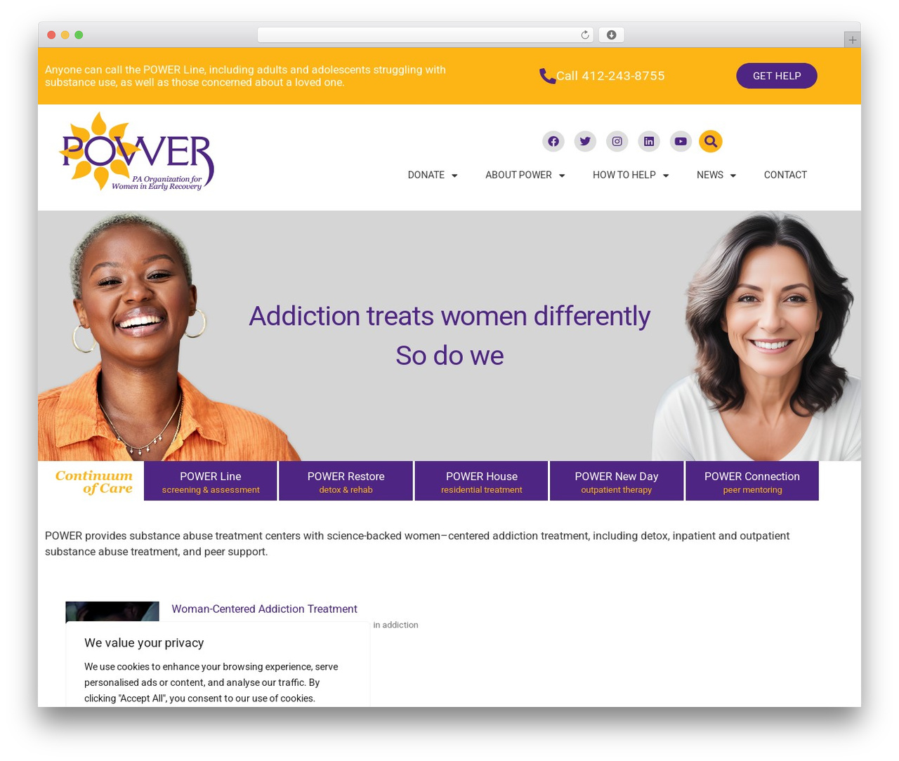 WordPress theme Custom Theme - power-recovery.com