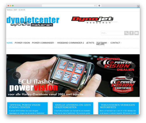 WordPress theme Camy - dynojetcenter.nl