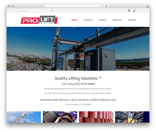 WordPress theme theme 2 - prolift.com.au