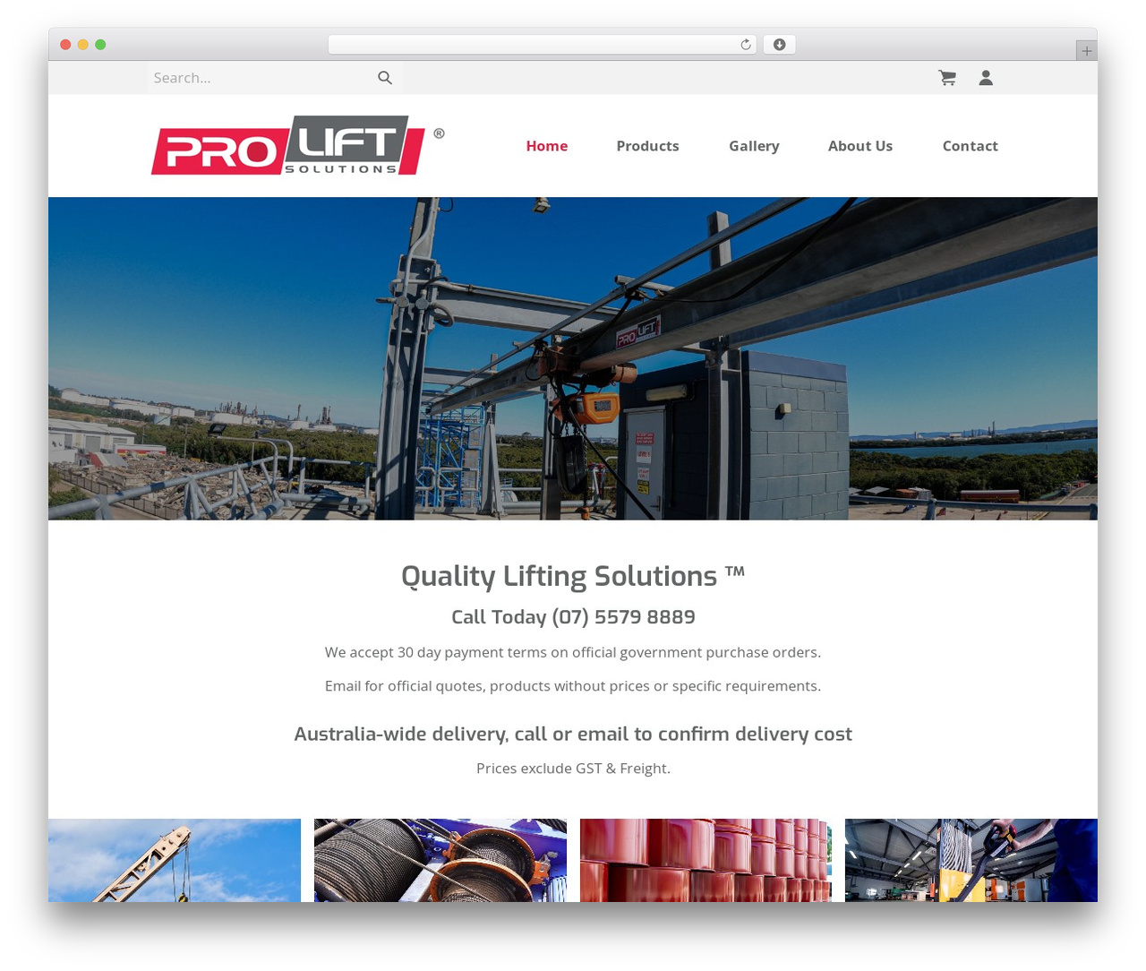 WordPress theme Theme 2 - prolift.com.au
