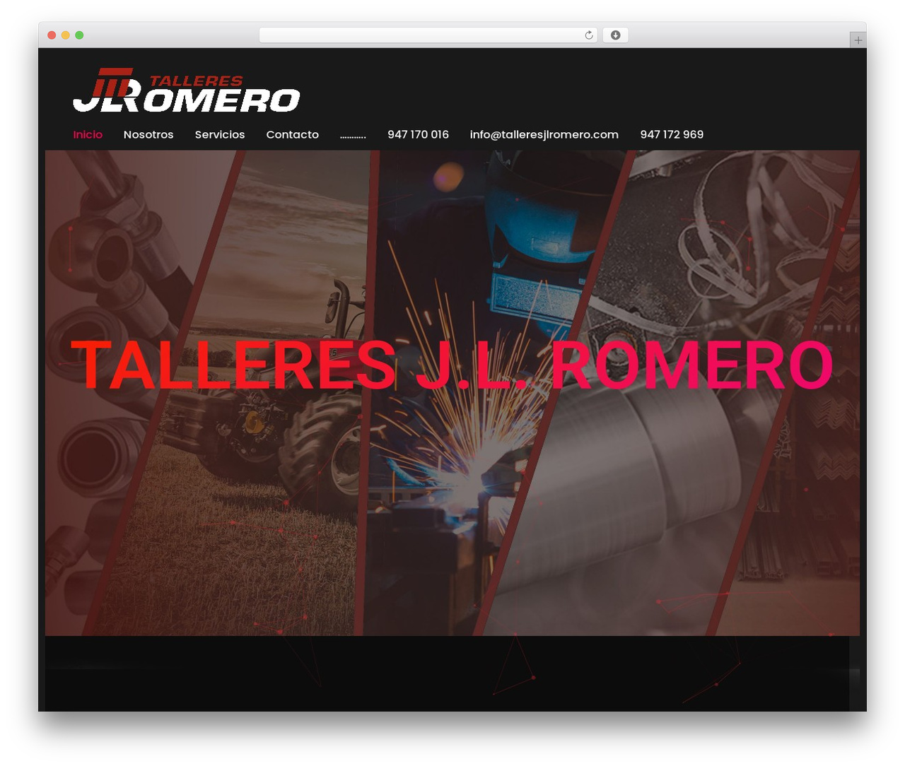 WordPress theme Trydo - talleresjlromero.com