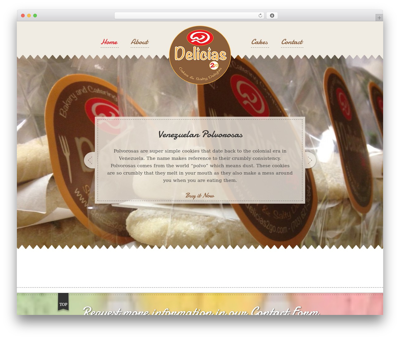 Cafeteria Responsive Wordpress Theme theme WordPress - delicias2go.com