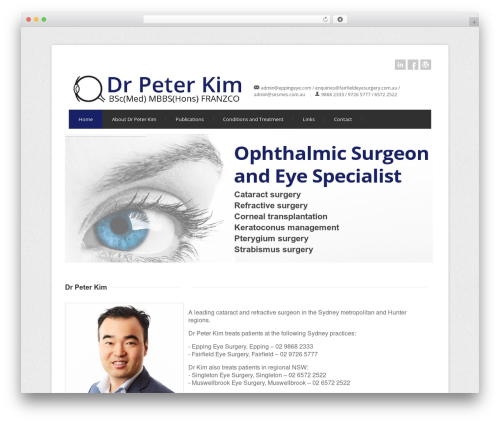 Centum WP WordPress theme - drpeterkim.com.au