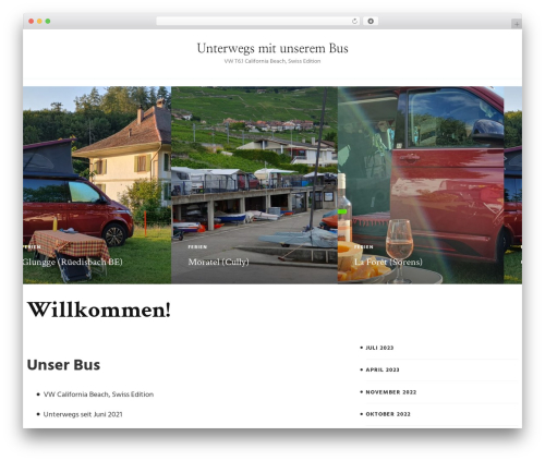 Chic Lite WordPress theme free - chillmobil.ch
