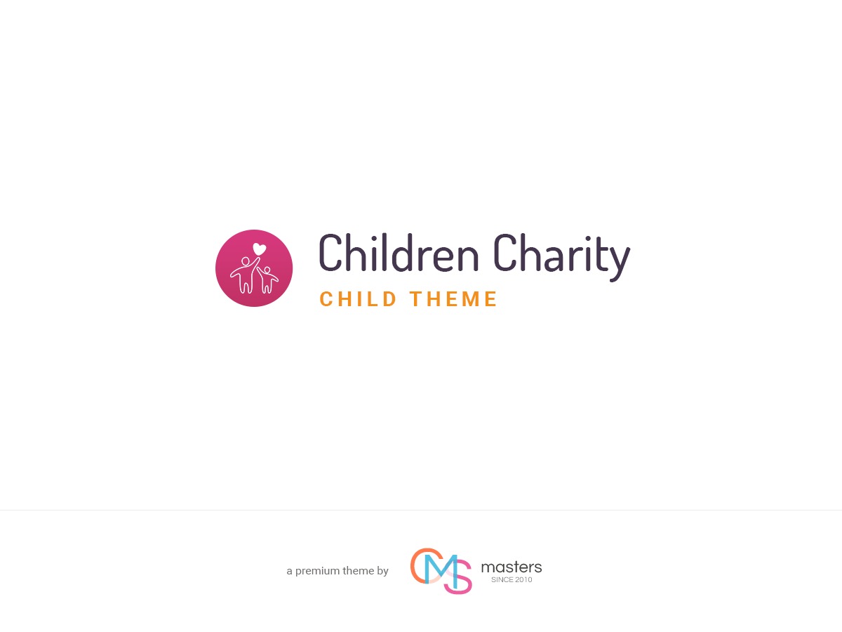 Children Charity Child premium WordPress theme