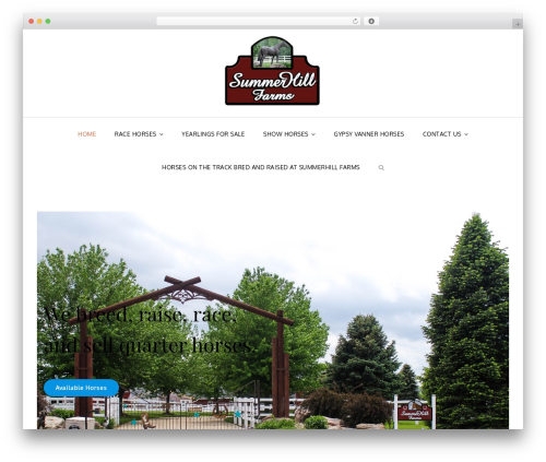 Code Manas best WordPress theme - summerhillhorsefarms.com