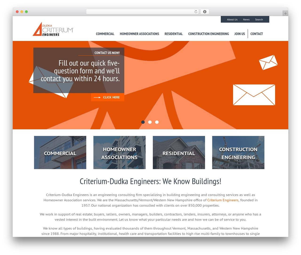 Criterium Engineers WordPress theme - criterium-dudka.com