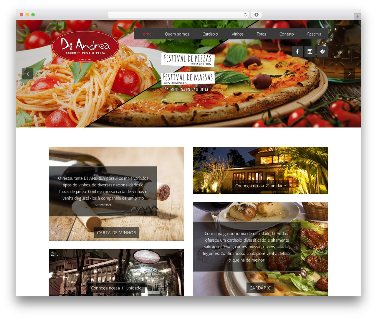Forked WordPress pizza theme - diandrea.com.br