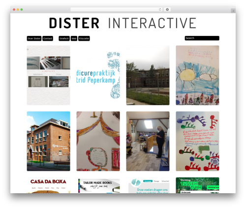 Grid Theme Responsive WordPress theme - dister.nl