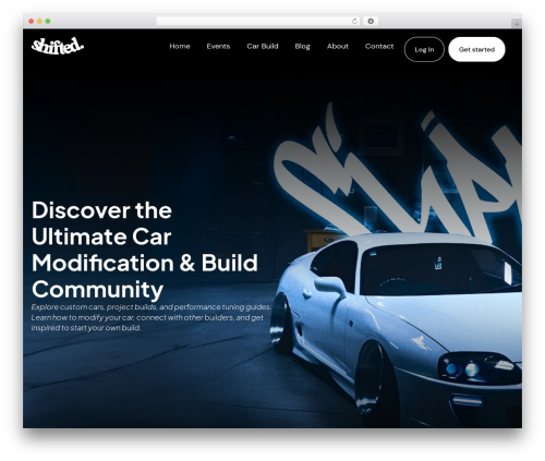 Hello Elementor theme WordPress - shiftedmotors.co.uk