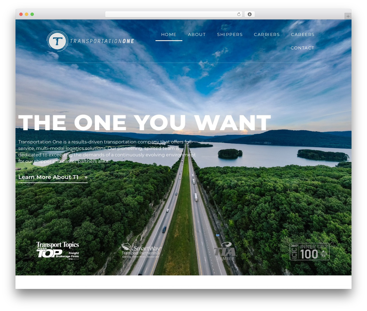 JupiterX theme WordPress - transportationone.com
