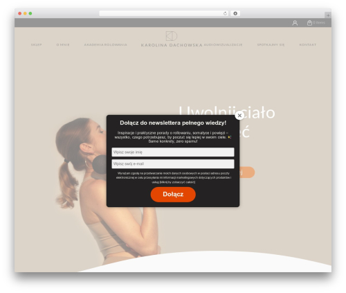 karolinadachowska.com WordPress theme - karolinadachowska.com