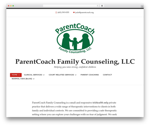 Radcliffe 2 WordPress theme - parentcoach.org