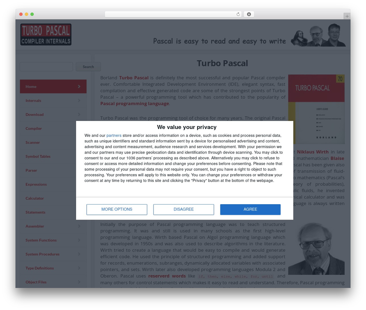 Readable WordPress theme - turbopascal.org Readable WordPress theme - turbopascal.org