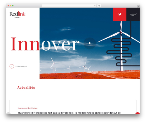 redlink WordPress theme - redlink.fr