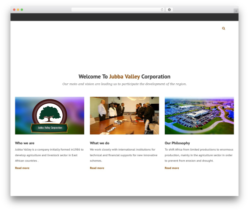Runway theme WordPress - jubbavalleycorp.com