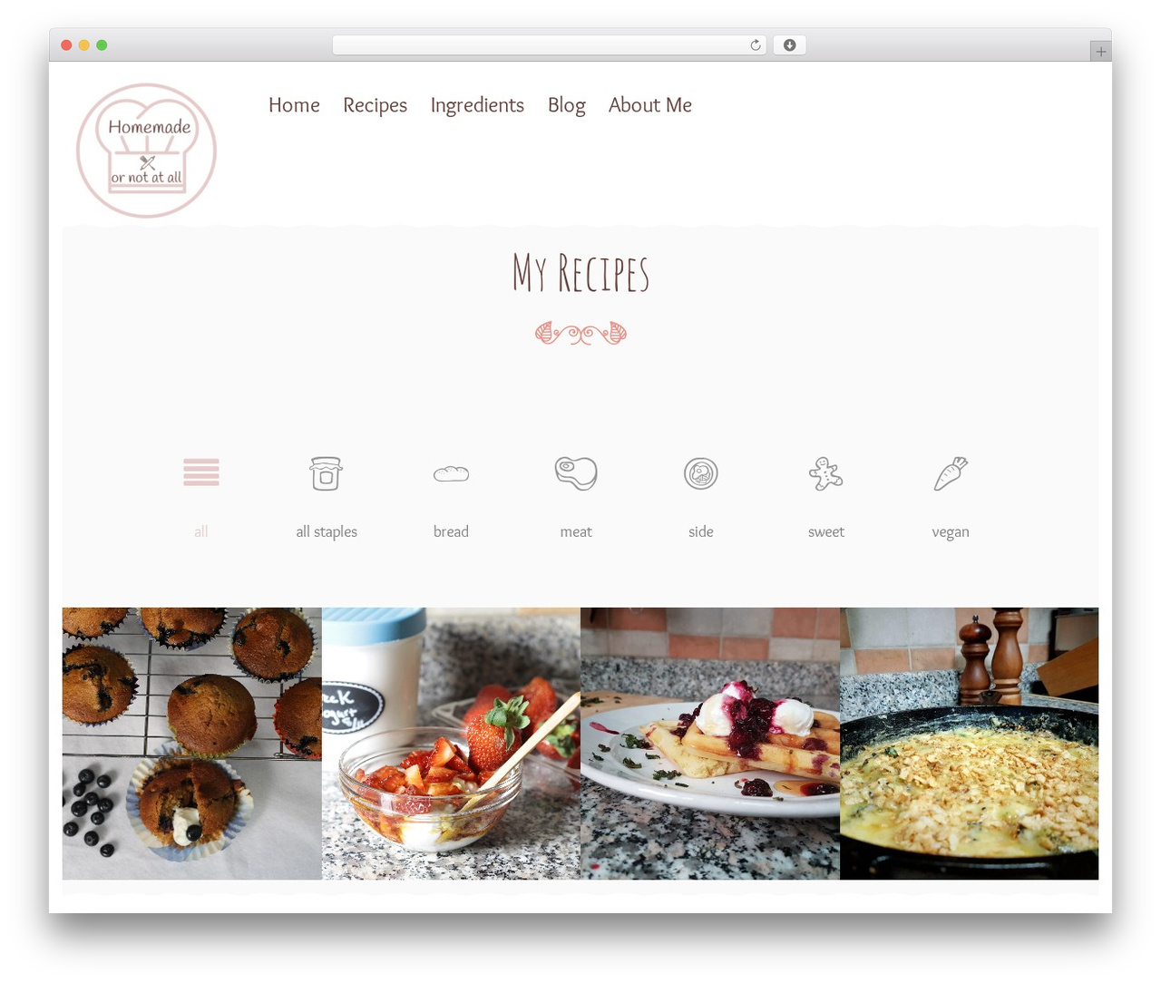 Theme WordPress Delice Plus - homemadeornotatall.com Theme WordPress Delice Plus - homemadeornotatall.com
