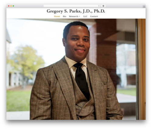 Theme WordPress Divi - gregoryparks.net