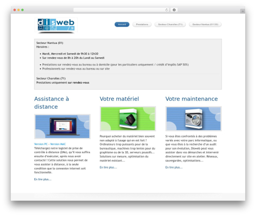 Theme WordPress Themia Pro Responsive Theme - disweb.fr