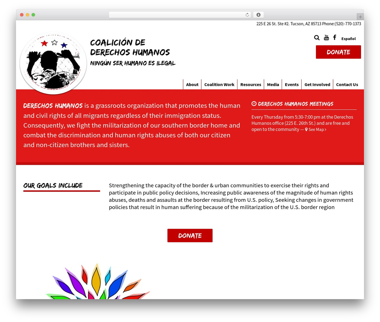 Theme WordPress Custom Theme - derechoshumanosaz.net