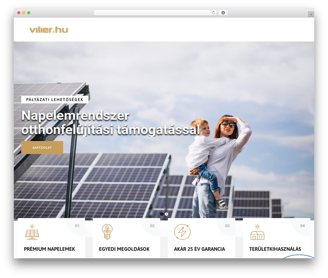 Theme WordPress Vilier - vilier.hu