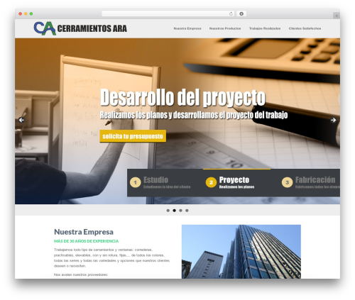 Portfolio gallery WordPress plugin - cerramientosara.es