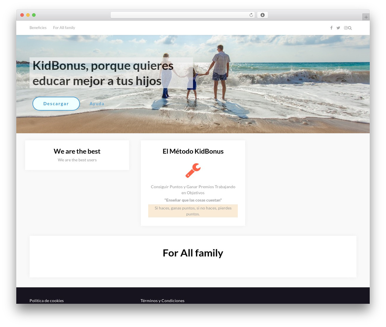 WordPress theme AppPage Kidbonus Child - kidbonus.com