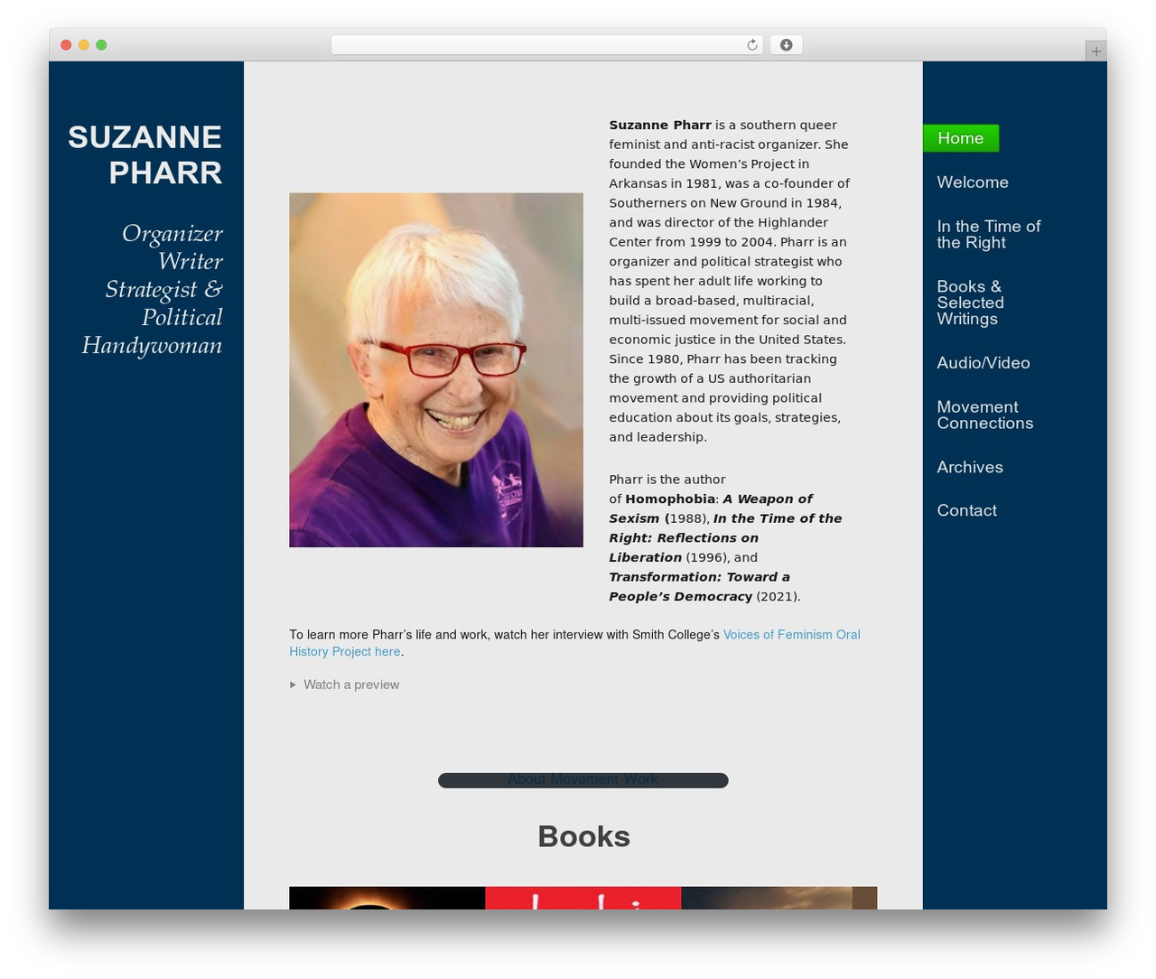 WordPress theme Blocco - suzannepharr.com