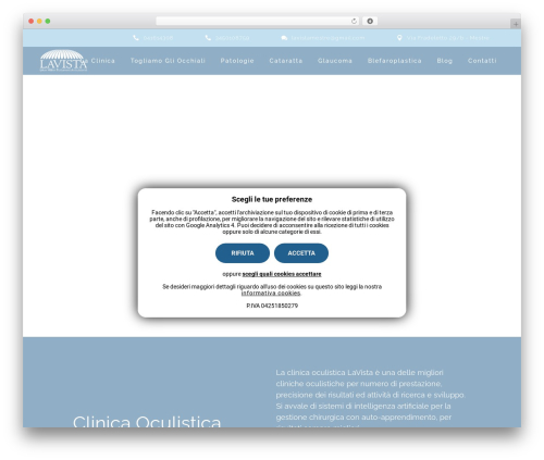 Informativa cookies WordPress plugin - www.lavistamestre.it