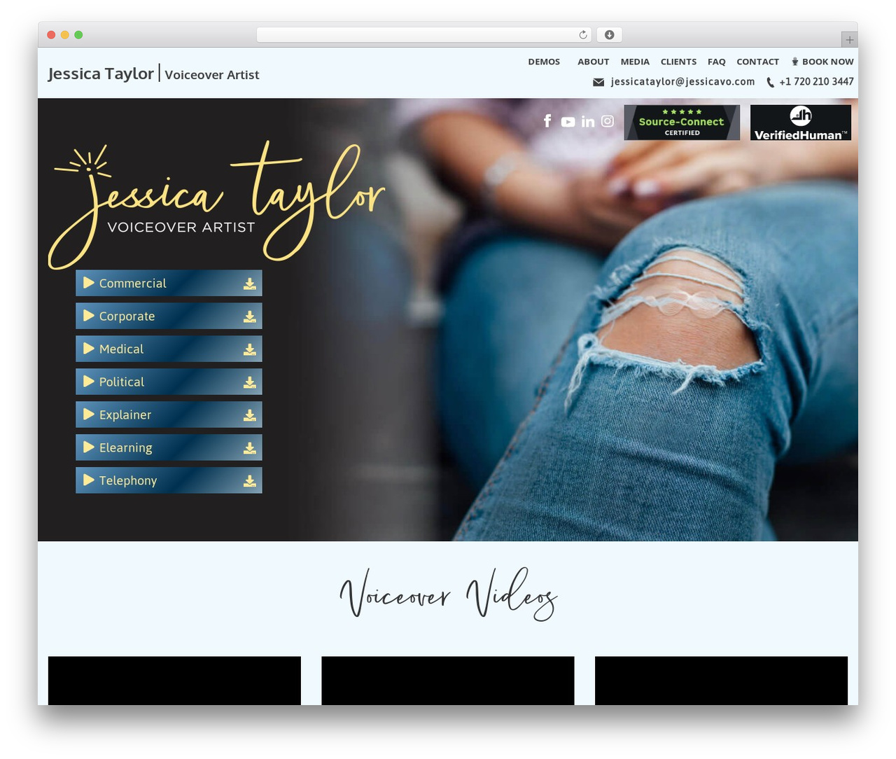 WordPress theme Genesis - www.jessicavo.com