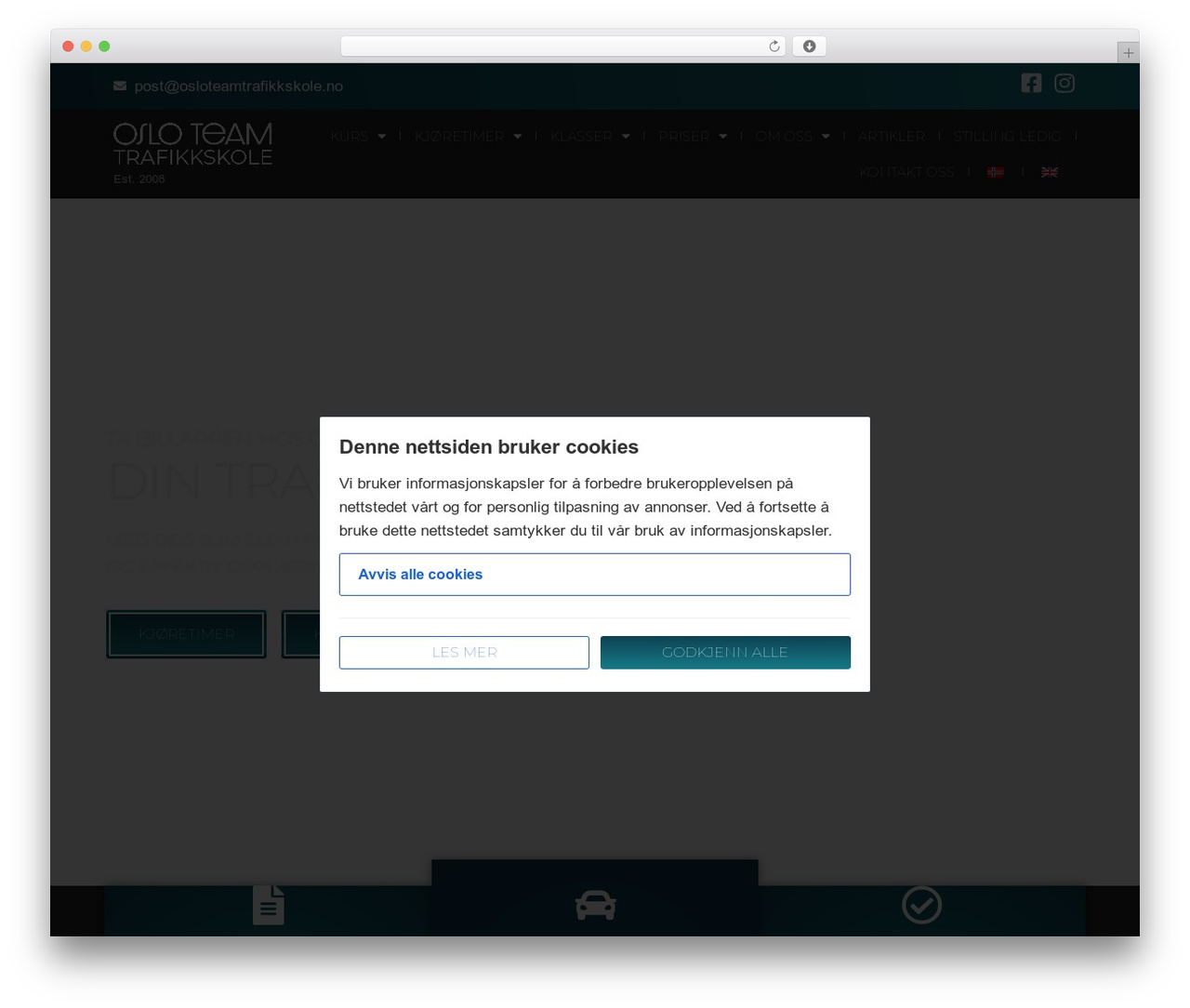 WordPress theme Hello Elementor - osloteamtrafikkskole.no