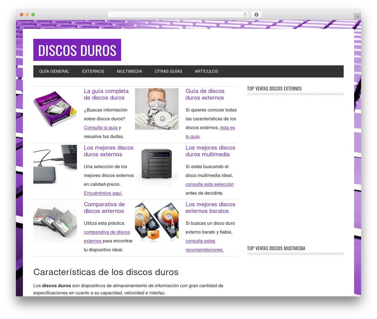 WordPress theme Metro Pro Theme - discosduros.org