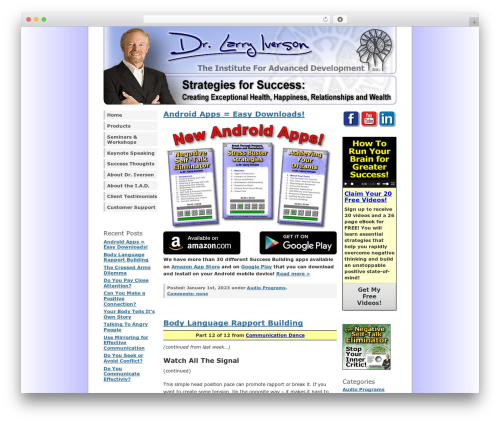 WP-Andreas01 WordPress theme design - drlarryiverson.com