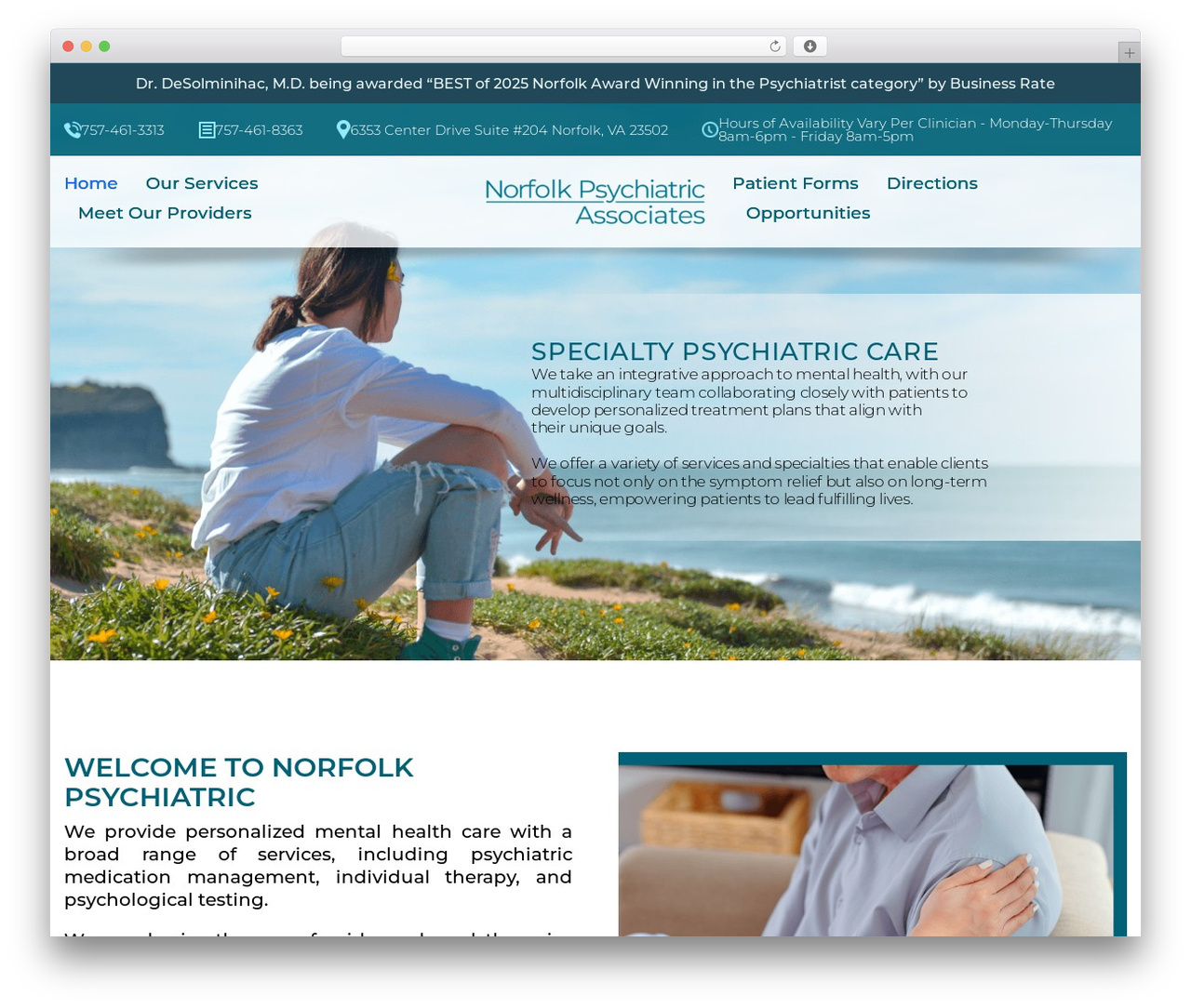 WP theme Apress - norfolkpsychiatric.com