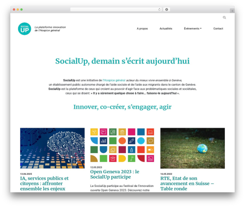 Best WordPress theme devdummy - socialup.ch