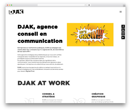 Divi WordPress theme - www.agence-djak.fr