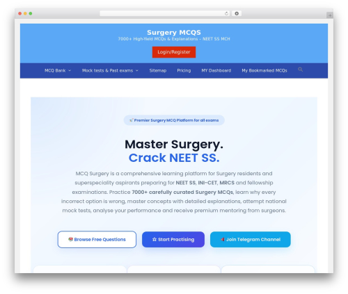 Watupro WordPress plugin - mcqsurgery.com