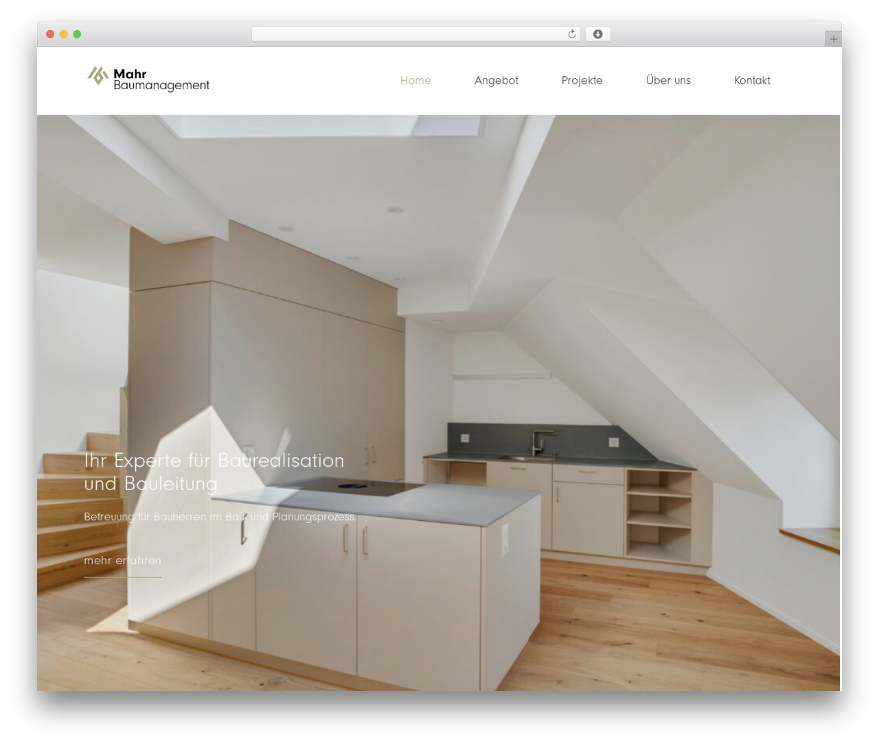 Mustersite WordPress theme - mahr-baumanagement.ch
